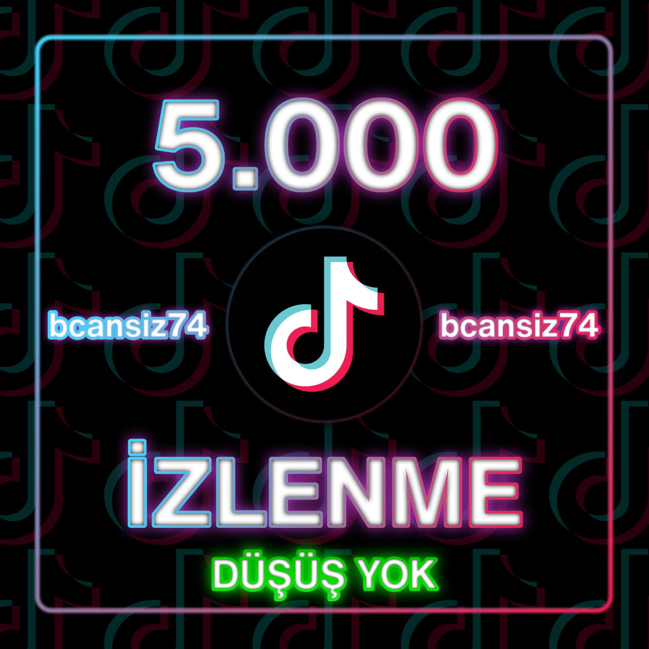 ⭐[Düşüş Yok/Kaliteli] 5000 TikTok İzlenme