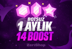 ✨DÜŞÜŞSÜZ✨1 AYLIK 14X BOOST ✅[HIZLI+STOK VAR]✅.