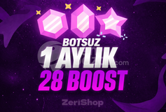 ✨DÜŞÜŞSÜZ✨1 AYLIK 28X BOOST ✅[HIZLI+STOK VAR]✅.