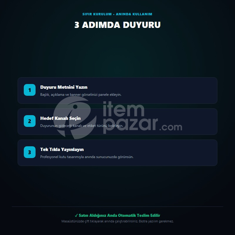 DuyuruSantrali Pro | Script