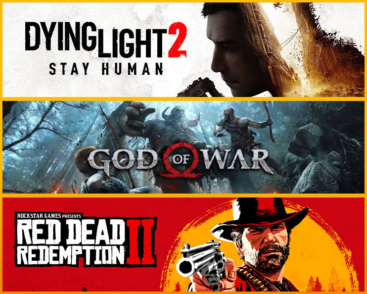 Dying Light 2 Stay Human + God Of War + RDR 2