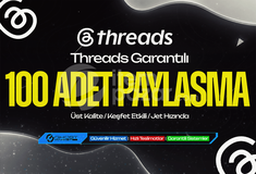 Garantılı - Threads 100 Adet Paylaşım