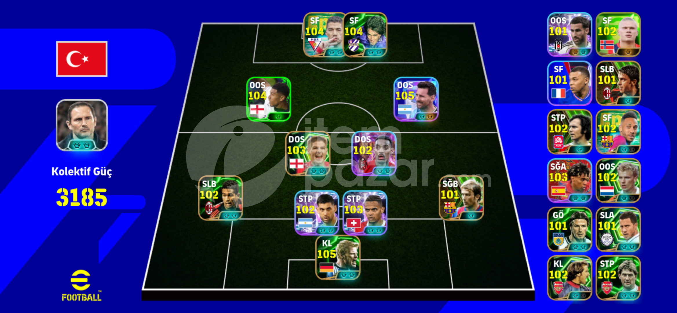 eFootball 2026 | 3185 Güç | Messi 105