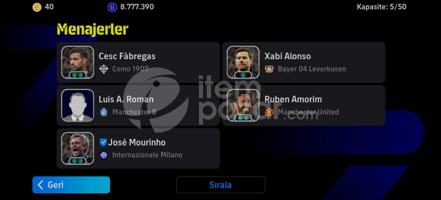 Efootball 2026 Hesap Satışı 3127 Kg Tek Bağ