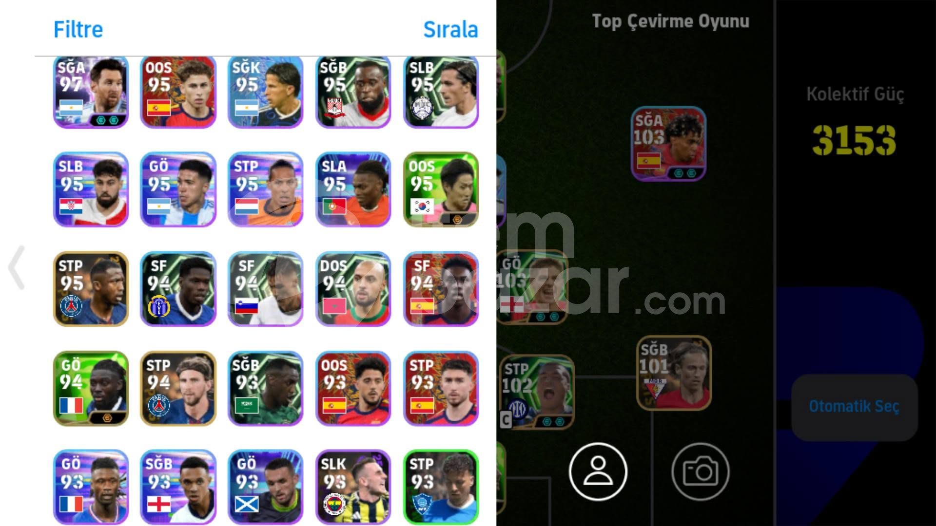 Efootball 2026 mobile satılık hesap