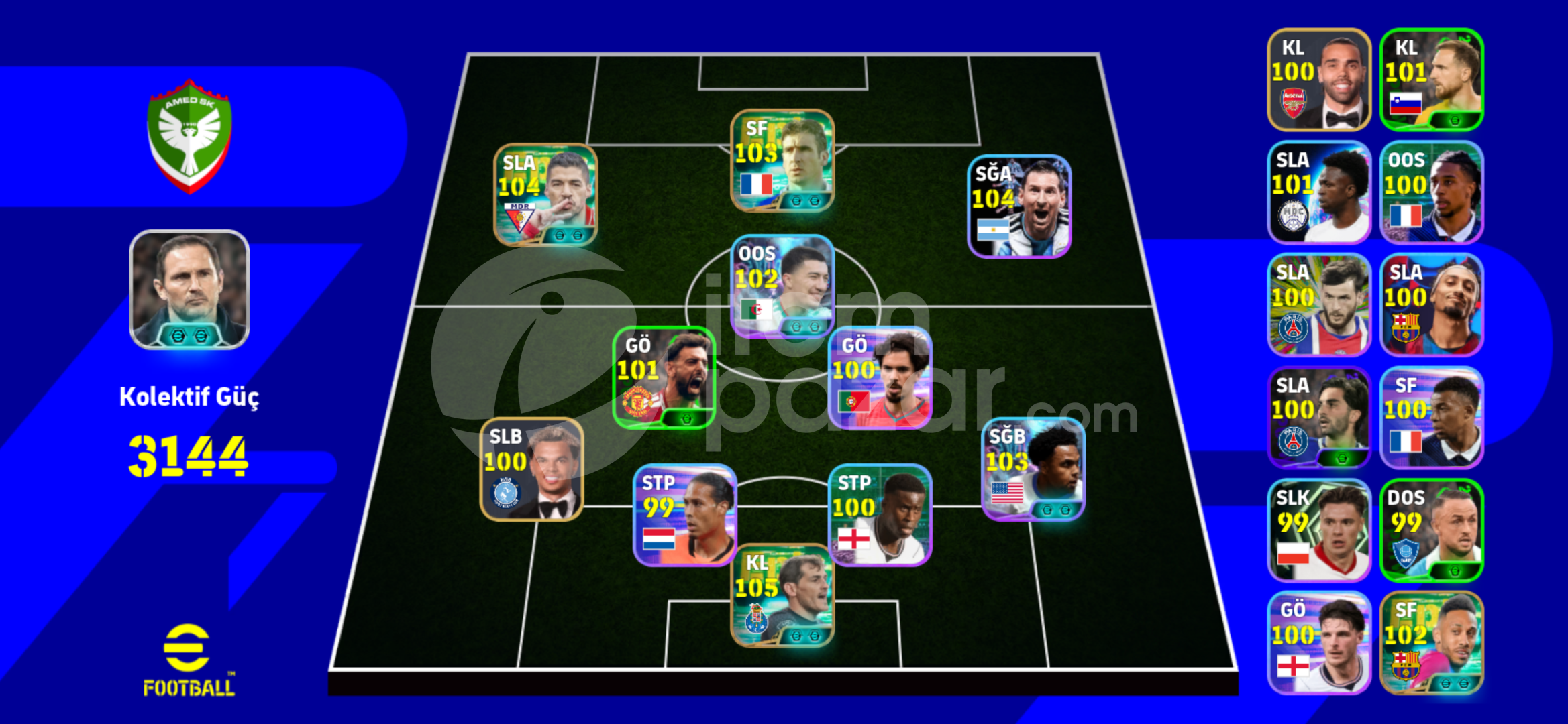 Efootball 2027 3145 Kasmalık Hesap Yeni 