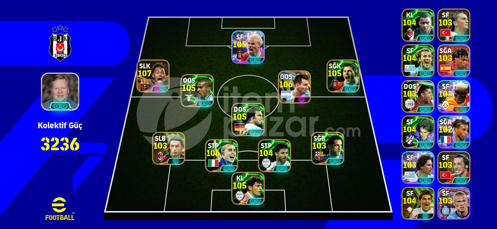 Efootball 2027 3236KG Hesap
