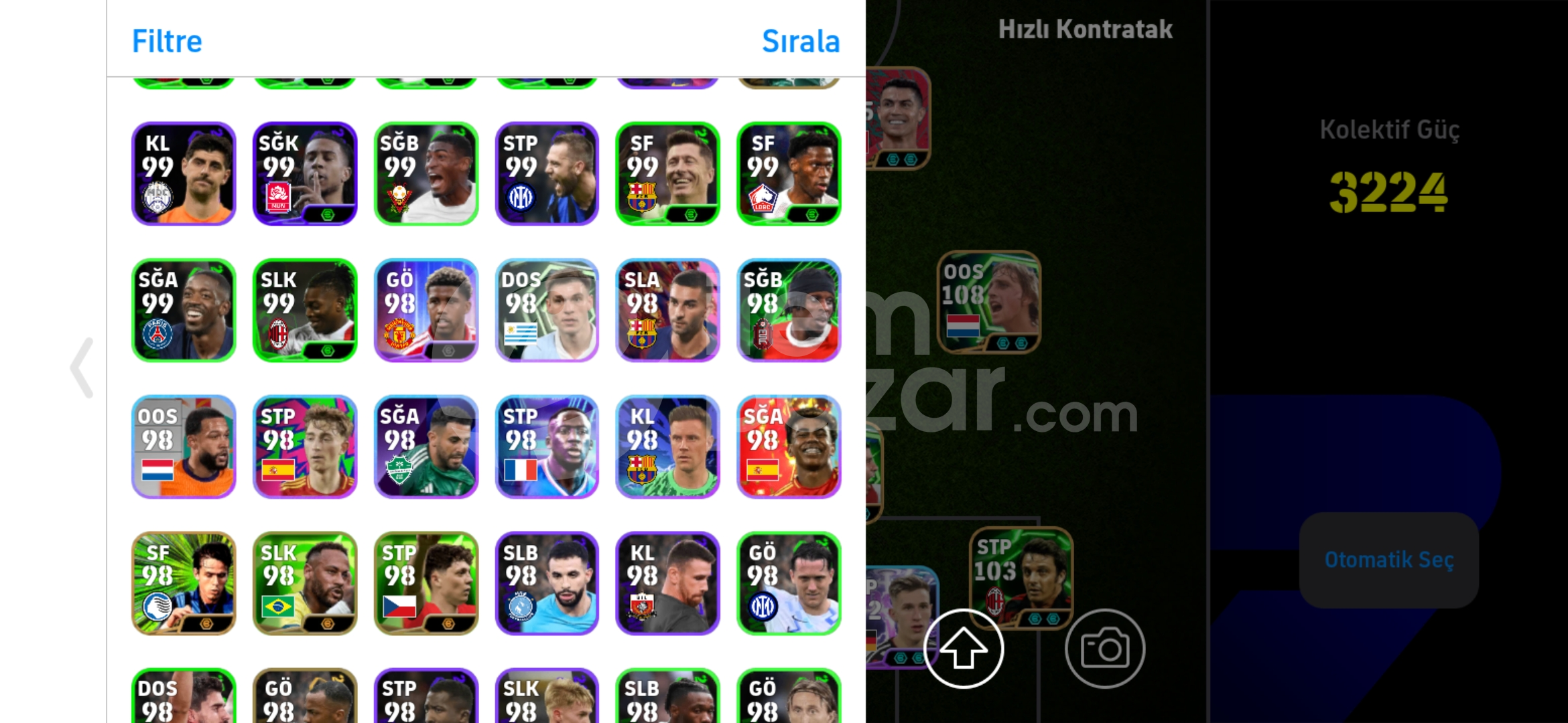 ⭐Efootball 2027 satılık hesap 107 DEMBELE⭐