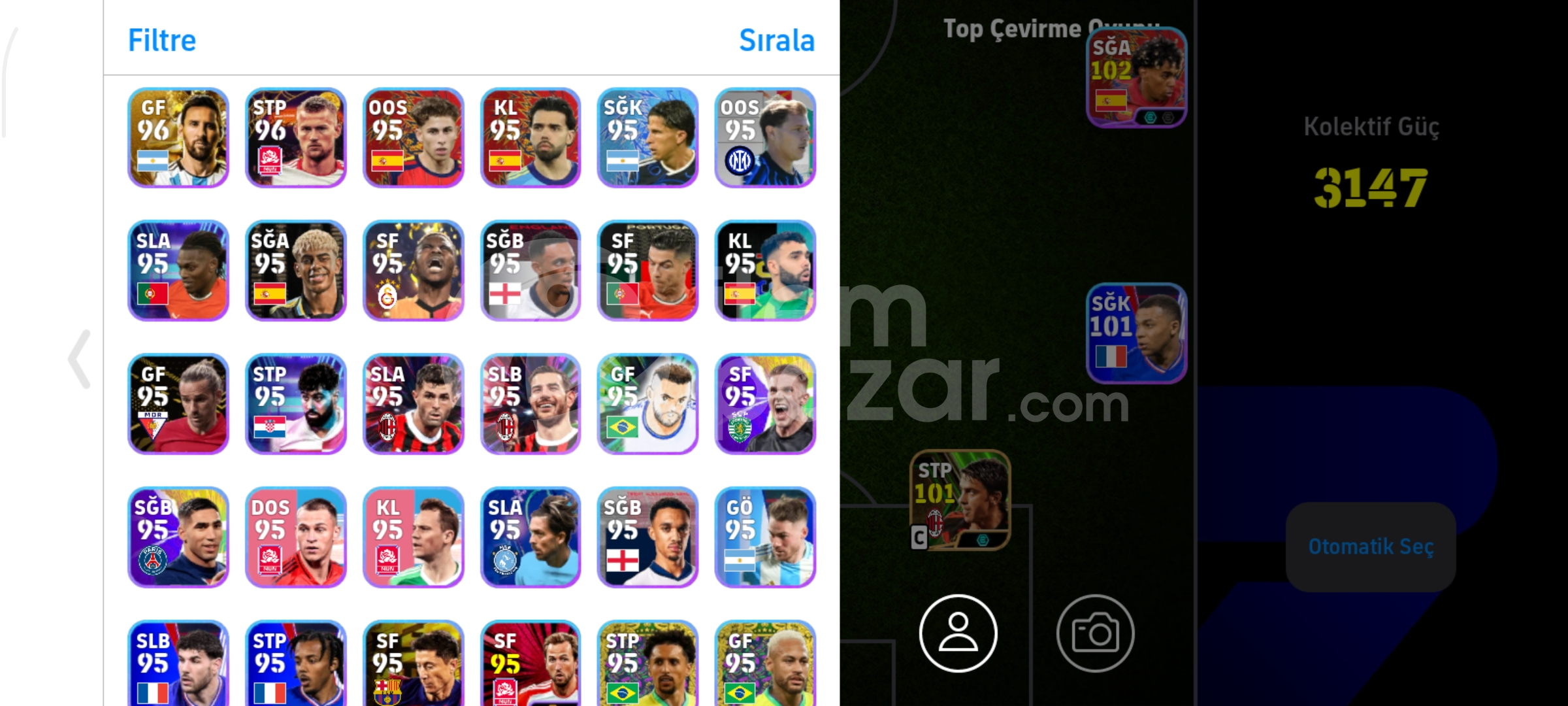 eFootball 3960 coinli hesap
