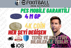 EFOOTBALL IOS 4K COIN + 4M GP GP SORUNSUZ