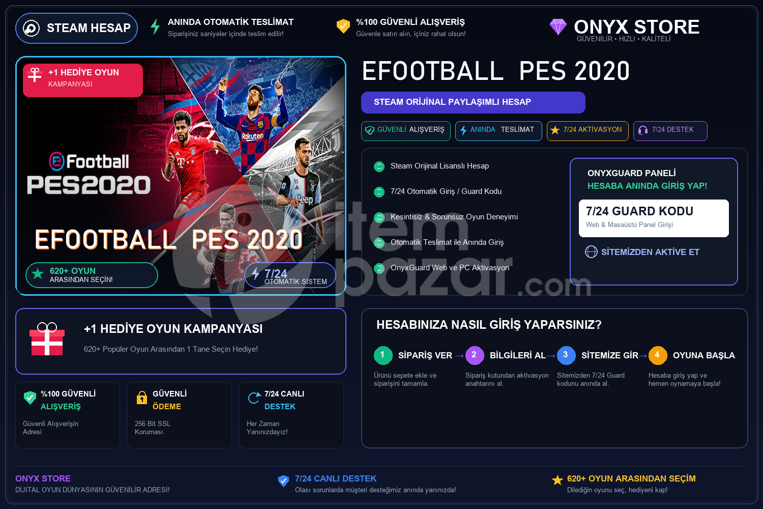 eFootball PES 2020 Garantili + Hediye