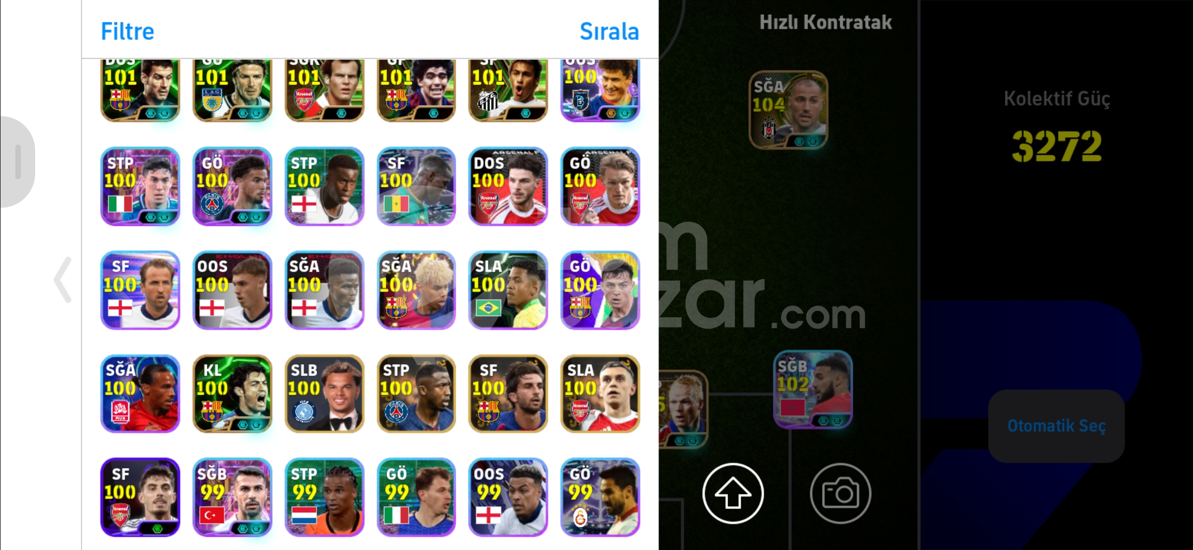 eFootball PES Hesabı 3272 KG+Bombacı Del Piero