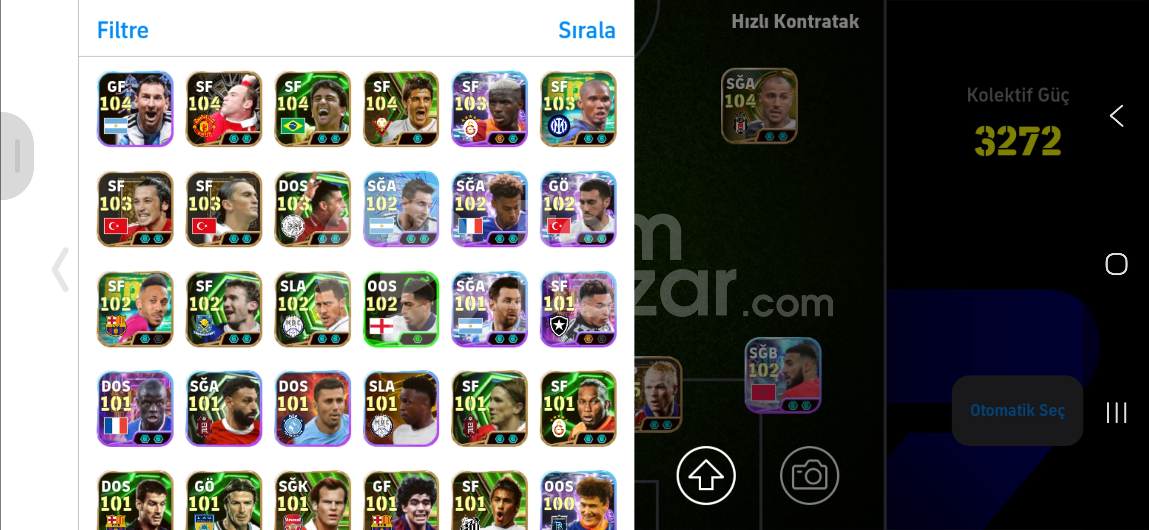 eFootball PES Hesabı 3272 KG+Bombacı Del Piero