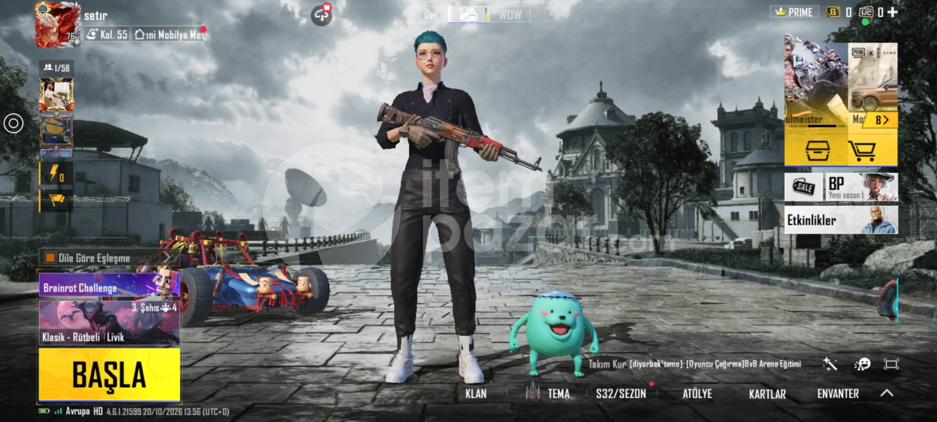 Efsane Dolu PUBG Hesabı ⚡