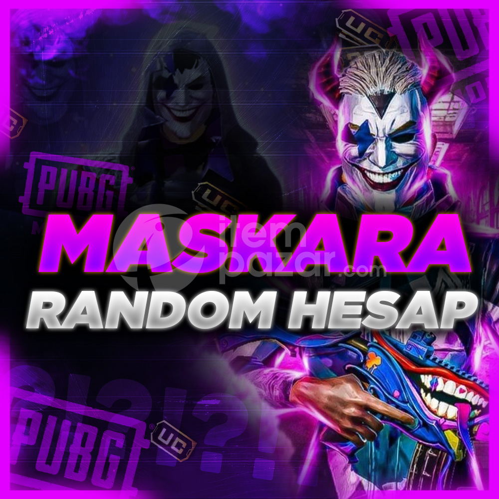 EFSANE MASKARA SETİ RANDOM HESAP PUPGM