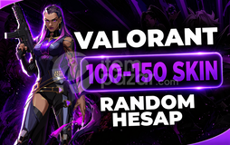 ⭐VALORANT 100-150 SKİN RANDOM HESAP⭐