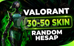 ⭐VALORANT 30-50 SKİN RANDOM HESAP⭐