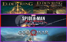 Elden Ring + Miles Morales + God Of War
