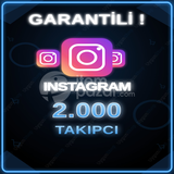[ELIT⚡] Instagram 2000 Takipçi | Garantili ✅