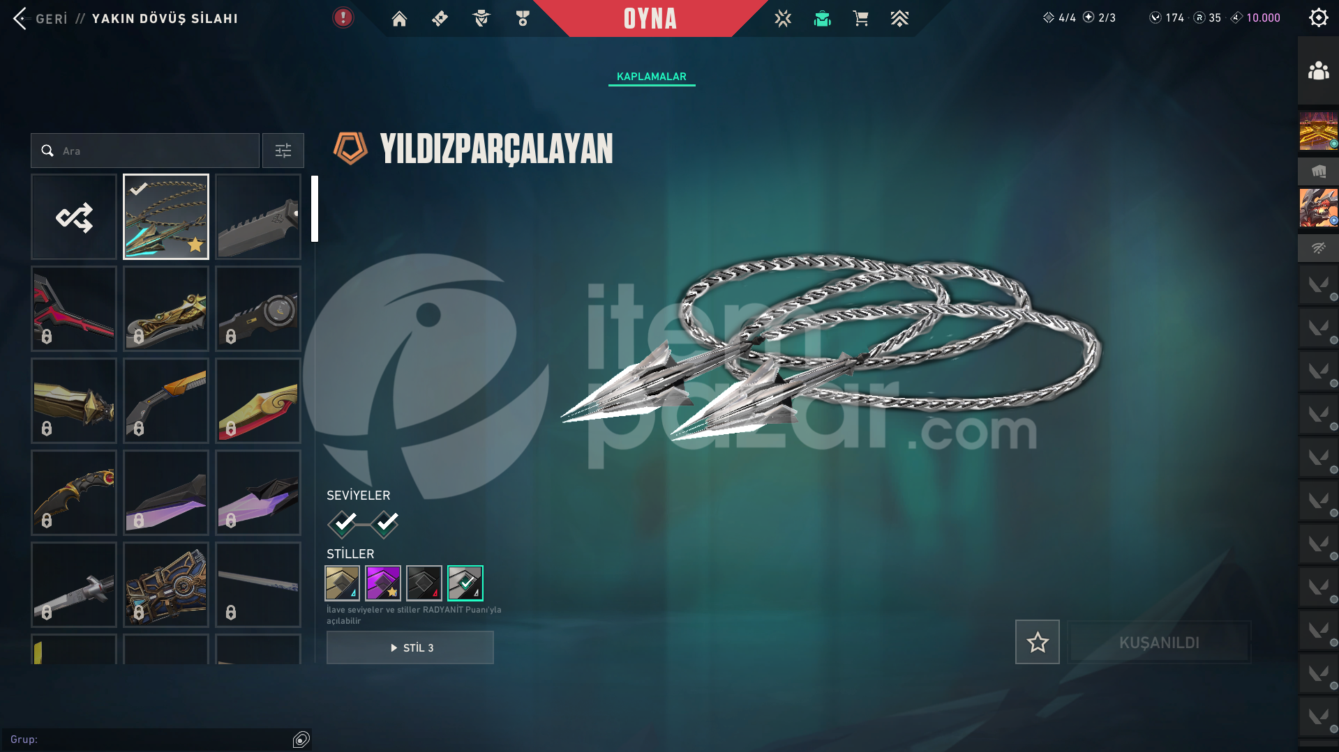 147 LVL | İLK MAİL | OZEL SKİNLER