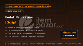 Emlak Ilan Kaziyici | Script | #034
