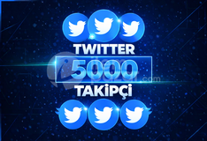 ⭐EN HIZLI⭐ Twitter 5.000 TAKİPÇİ⚡