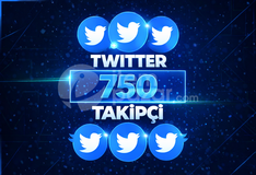 ⭐EN HIZLI⭐ Twitter 750 TAKİPÇİ⚡