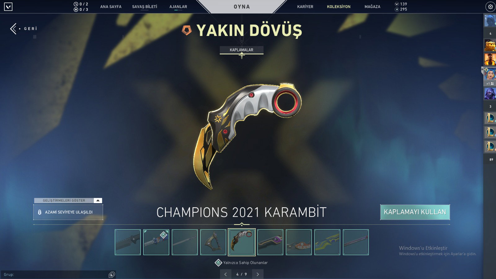 En nadir skınler tek hesapta