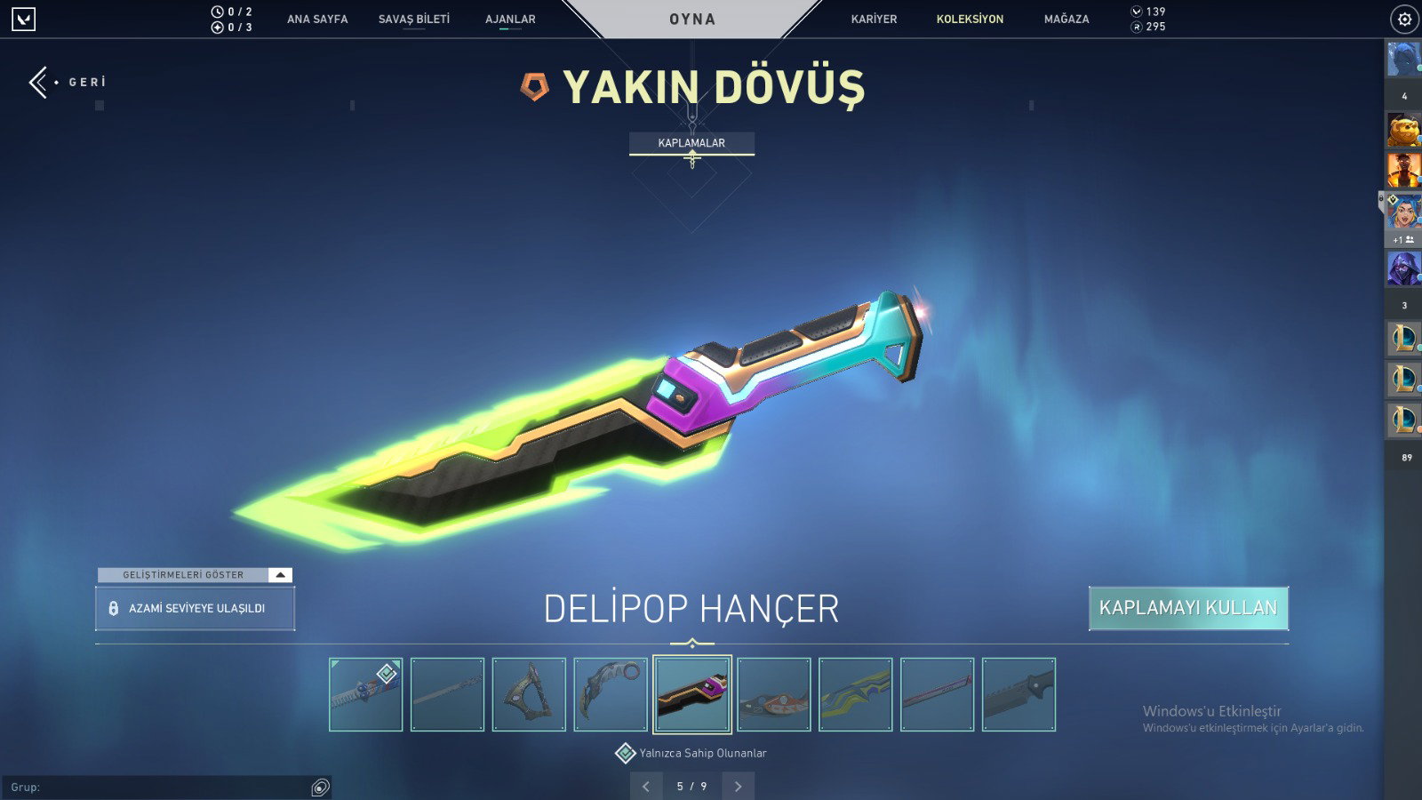 En nadir skınler tek hesapta