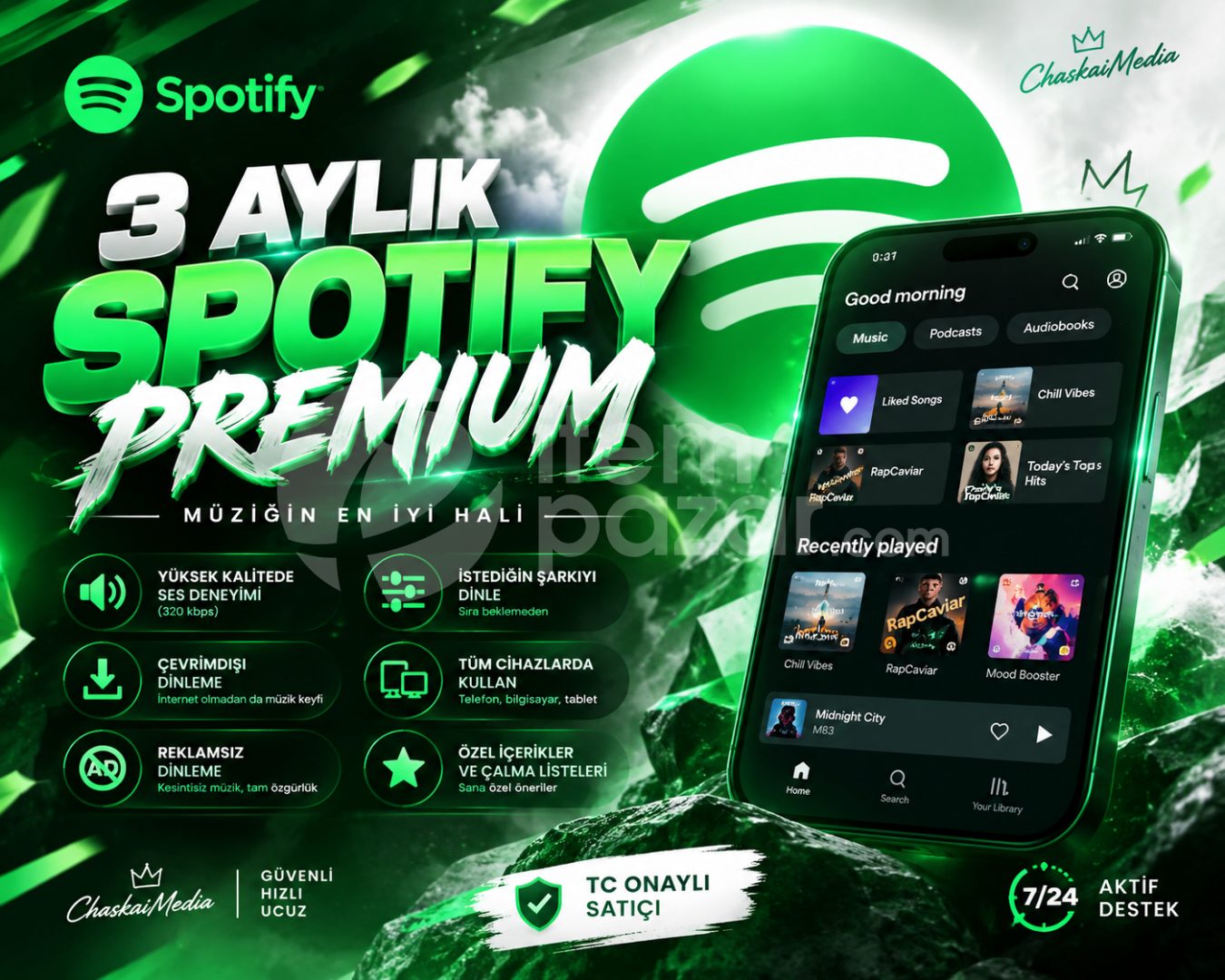 ⭐EN UCUZ⭐SPOTIFY 3 AYLIK KOD | OTOMATIK TESLIM