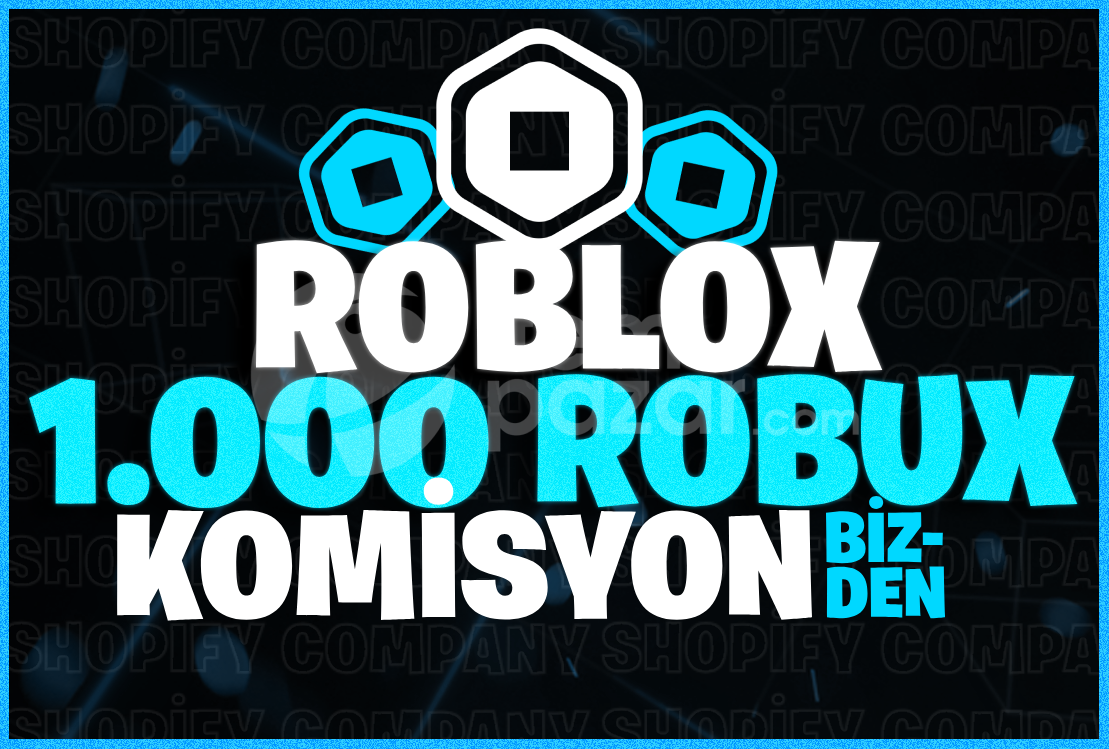 (1429) 1000 Robux KÖMİSYON BİZDEN!
