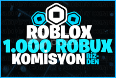 (1429) 1000 Robux KÖMİSYON BİZDEN!