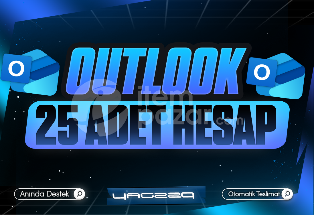 [EN UCUZU] 50 ADET OUTLOOK HESAP - OTO