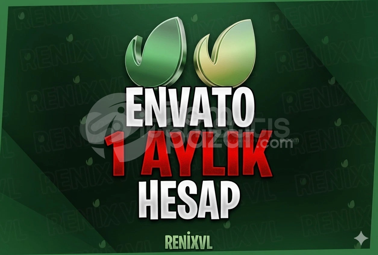 ENVATO 1 AYLIK KİŞİYE ÖZEL HESAP