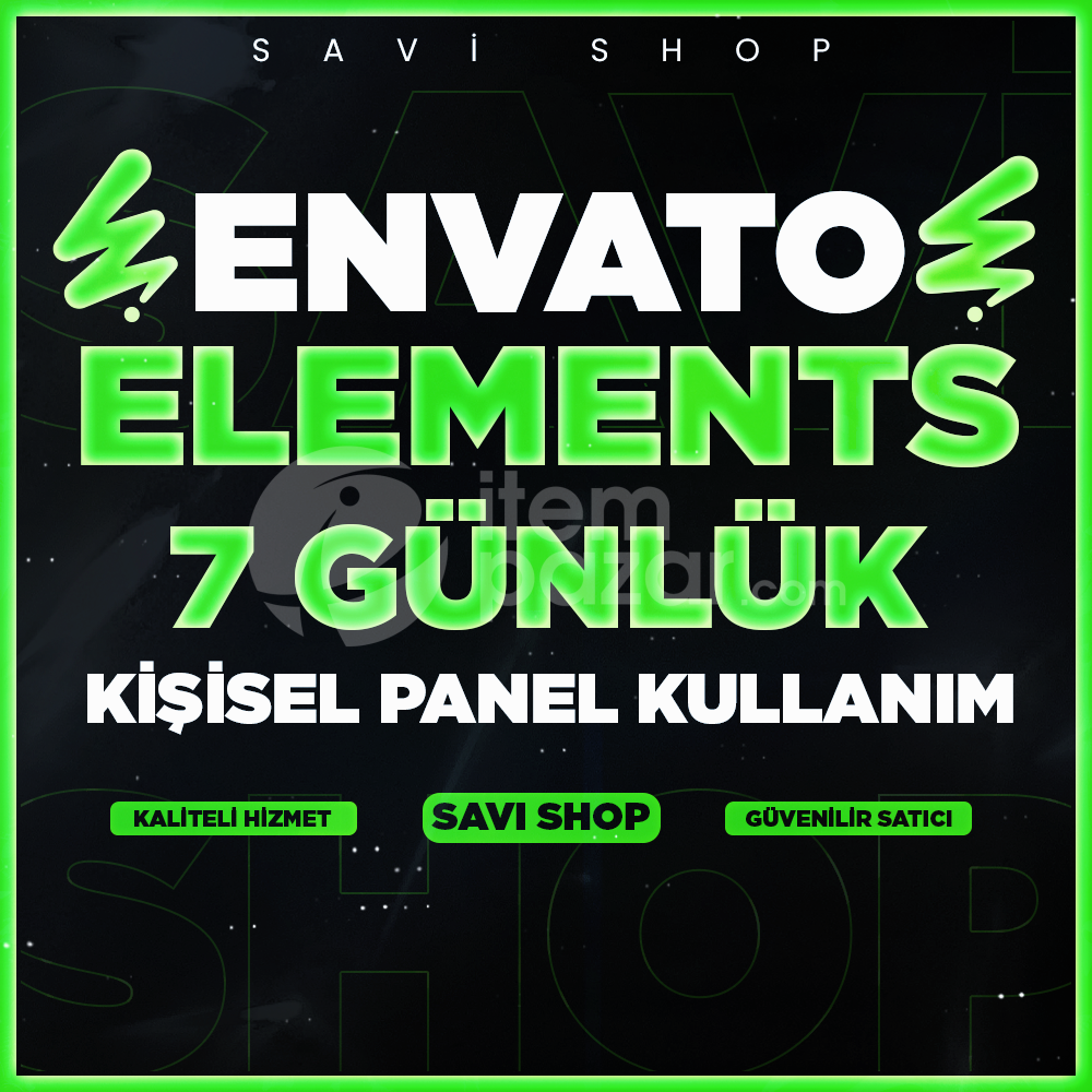 ENVATO 1 HAFTA KİŞİSEL KULLANIM