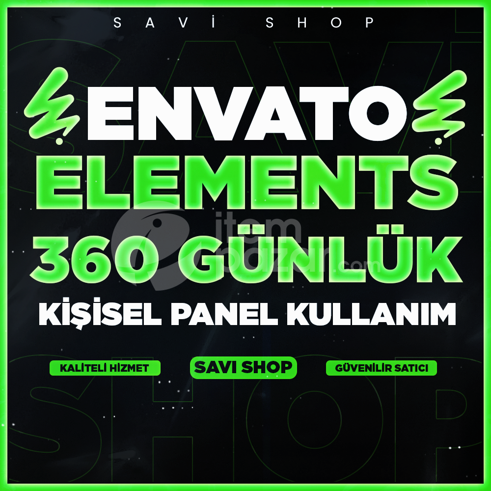 ENVATO 12 AY KİŞİSEL KULLANIM