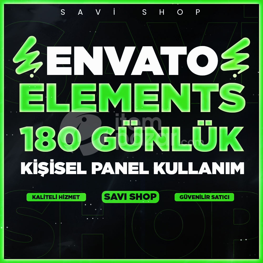 ENVATO 6 AY KİŞİSEL KULLANIM