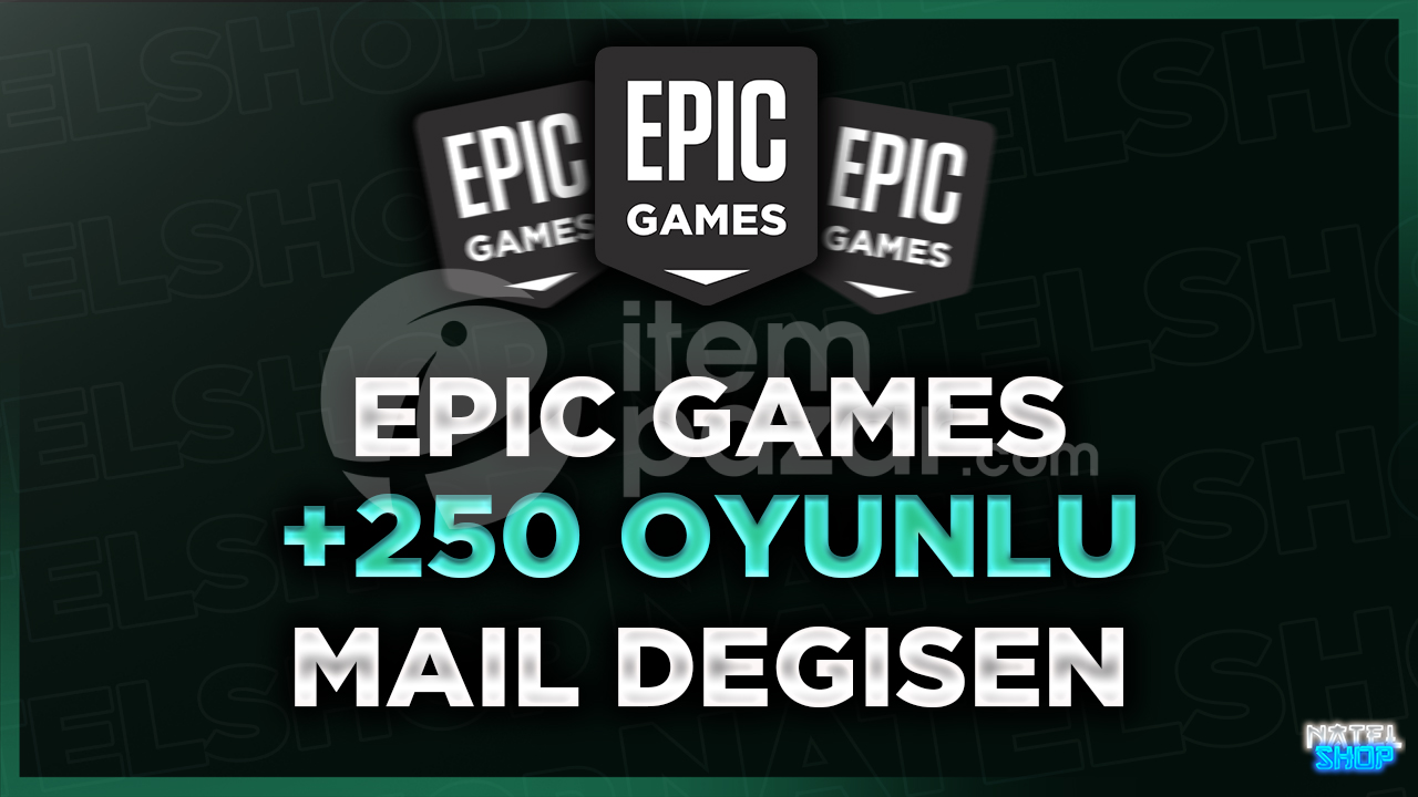 ⭐Epic Games +250 Oyunlu Hesap