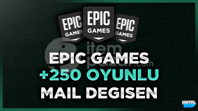⭐Epic Games +250 Oyunlu Hesap