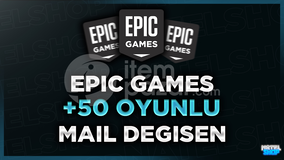 ⭐Epic Games +50 Oyunlu Hesap