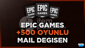 ⭐Epic Games +500 Oyunlu Hesap