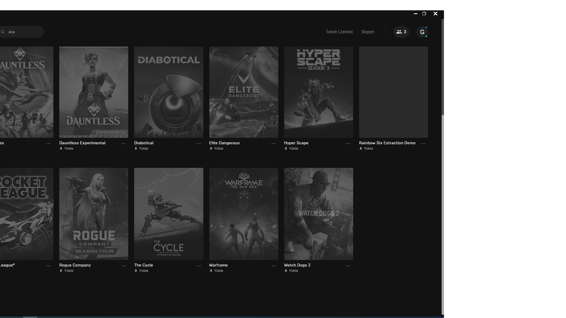 epic games hesabı