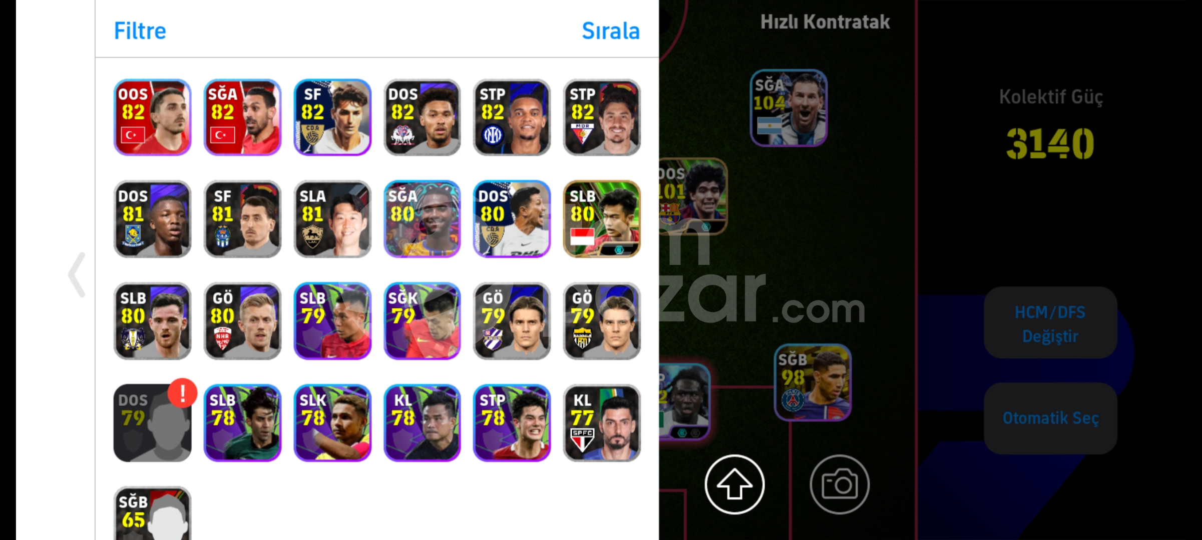 Eski pes 21 hesabım bu fiyata yok