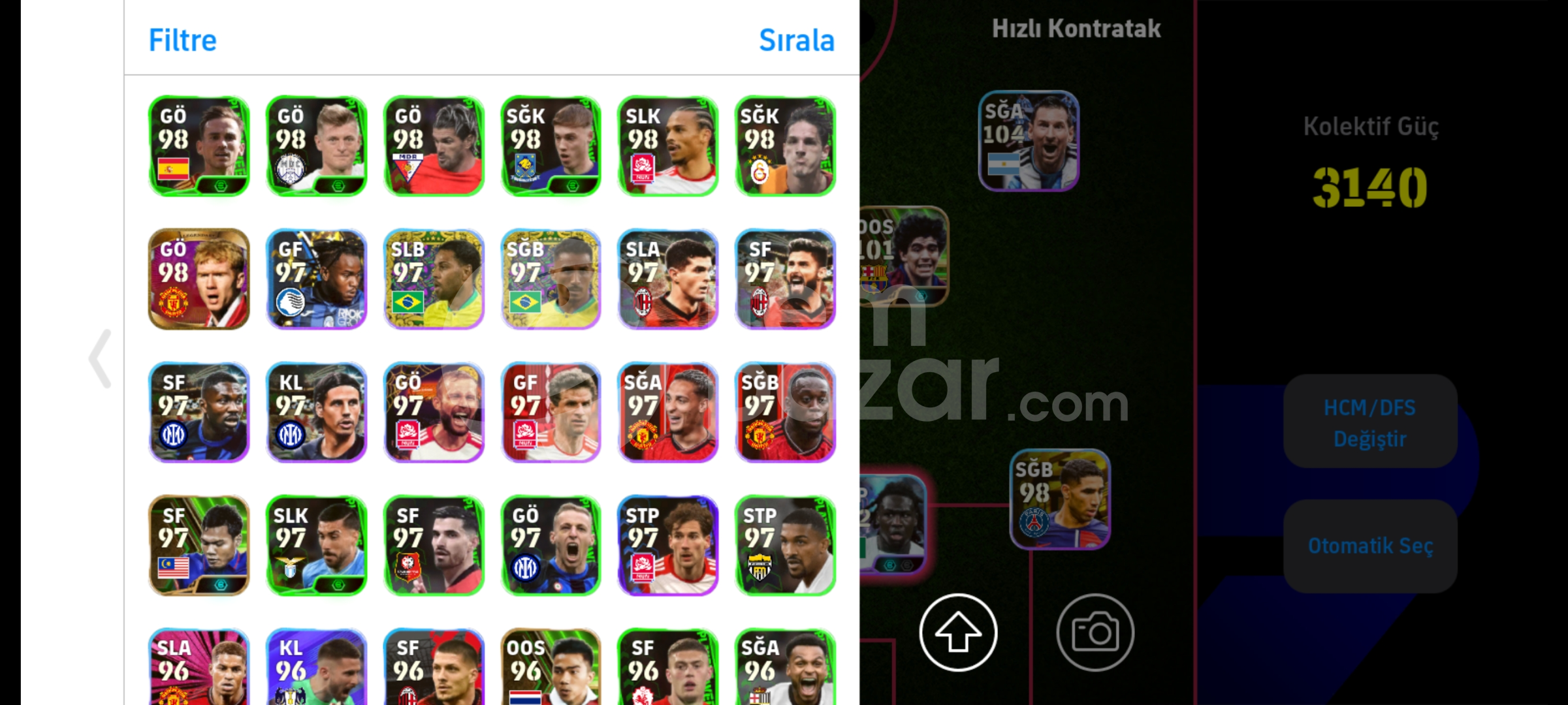 Eski pes 21 hesabım bu fiyata yok