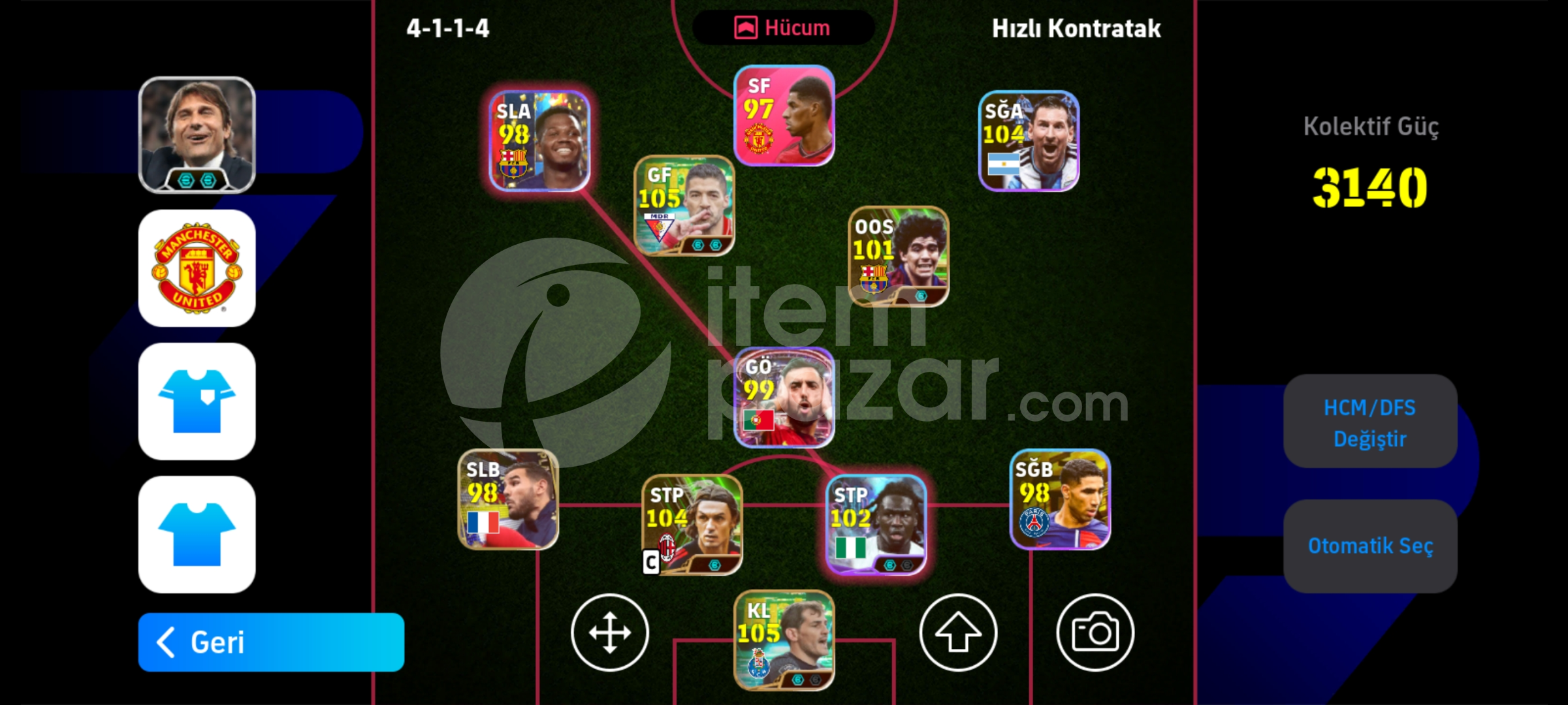 Eski pes 21 hesabım bu fiyata yok