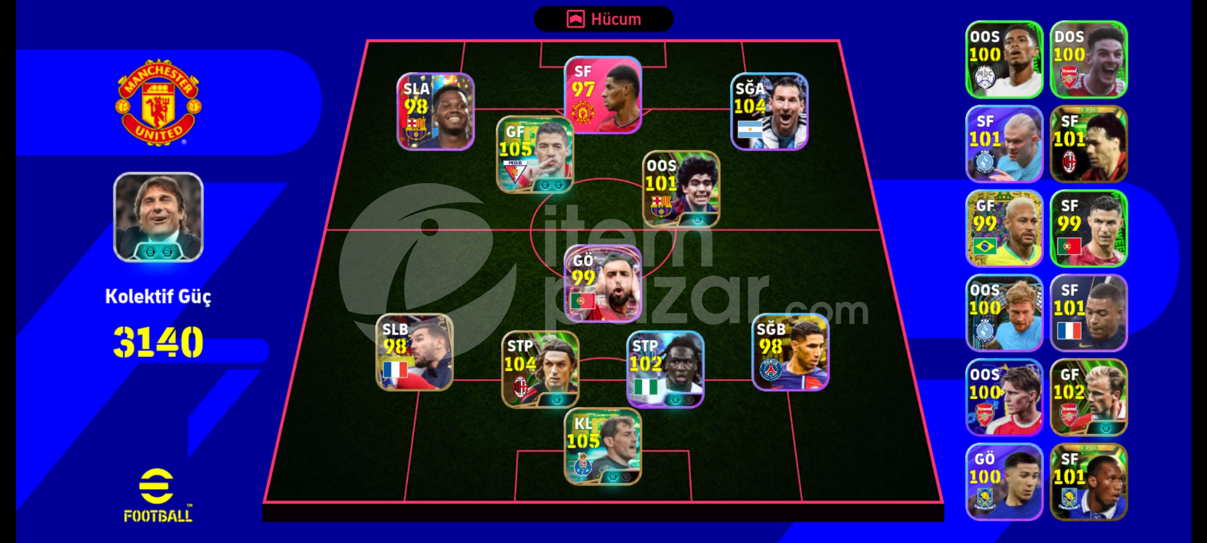 Eski pes 21 hesabım bu fiyata yok