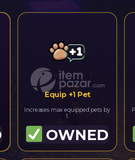 EVOLPET Equip +1 Pet