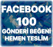 Facebook 100 Organik Gönderi Beğeni