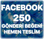 Facebook 250 Gönderi Beğeni - Algoritma Etkili