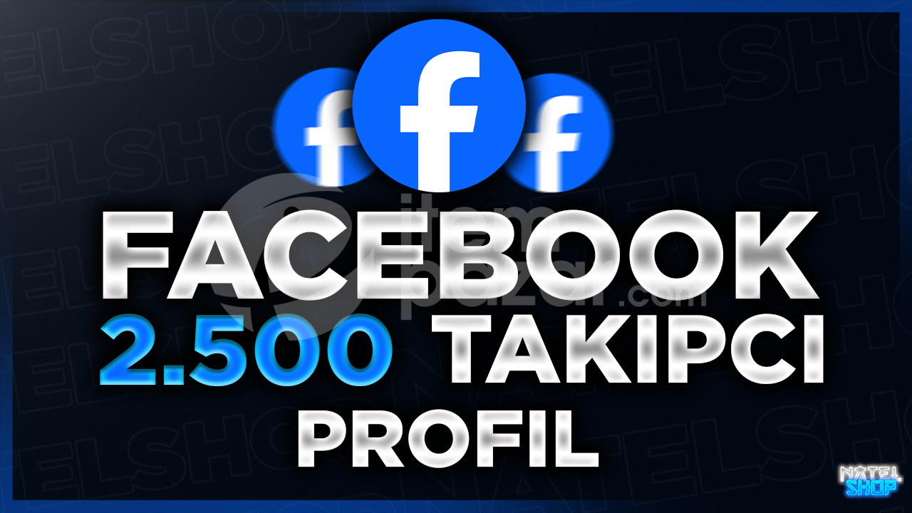⭐Facebook 2500 Profil Takipçisi